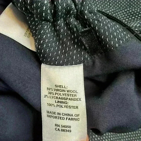 Jones New York Collection Dress Pants Women's Size 16 Stretch Lined Petite Pants - Picture 8 of 8